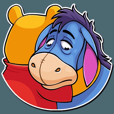 Winnie the Pooh Funny Cartoon Sticker Decal 07