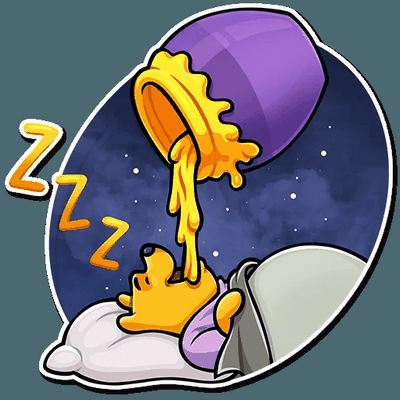 Winnie the Pooh Funny Cartoon Sticker Decal 11