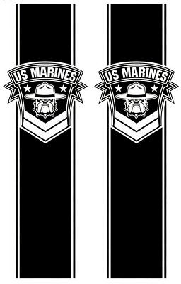 MILITARY USMC Bulldog Die Cut COMBO KIT