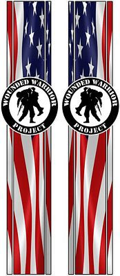 MILITARY USA FLAG wounded warrior COMBO KIT
