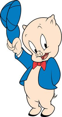 Porky Pig WB STICKER
