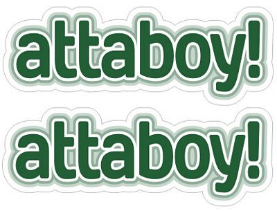 attaboy Funny Humor Decal Stickers