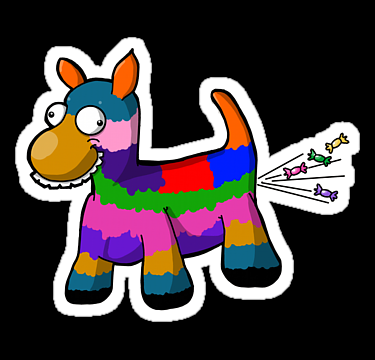 candy farts funny sticker