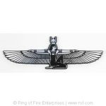 Egyptian Goddess Isis Chrome Car Emblem