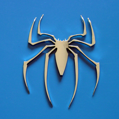 Spider Chrome Emblem METAL