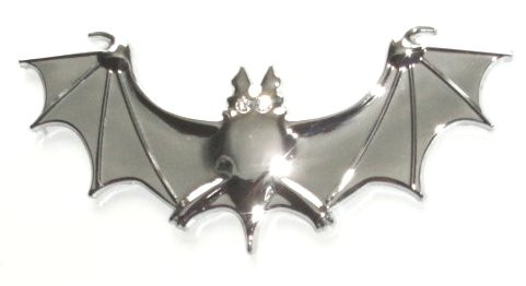 Bat with Crystal Eyes METAL Emblem