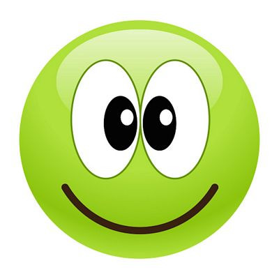 smiley green google eyes sticker