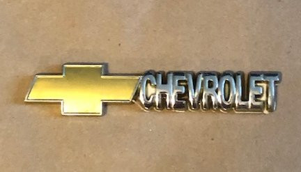 CHEVERLOT Chrome Emblem