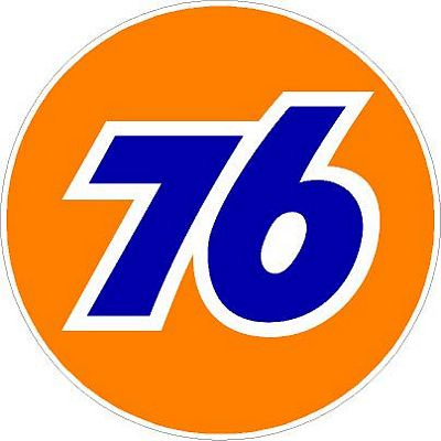 76 LOGO AUTOMOTIVE CAR STICKER