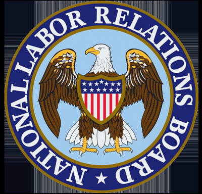 NLRB logo auto STICKER