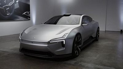 polestar precept electric sedan FRONT