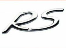RS Chrome Auto Emblem