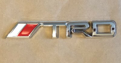TRD Chrome Emblem