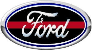 Ford Thin Red Line Decal