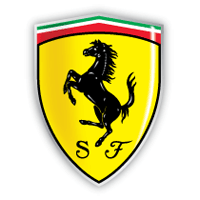 Ferrari car Emblem color sticker