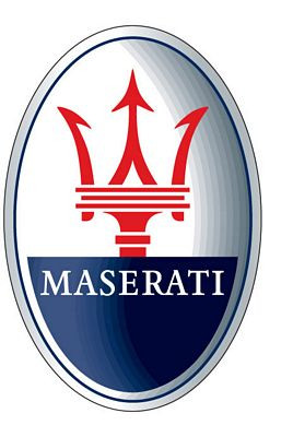 Maserati foreign car Logo Color Decal 1