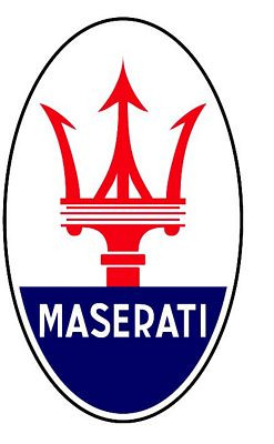 Maserati foreign car Logo Color Decal 2
