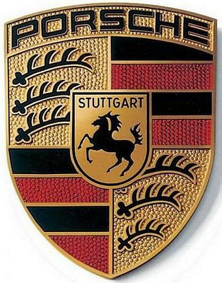 PORSHE Crest Logo Decal Sticker