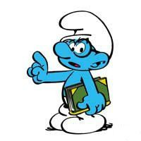Brainy Smurf Decal 1401