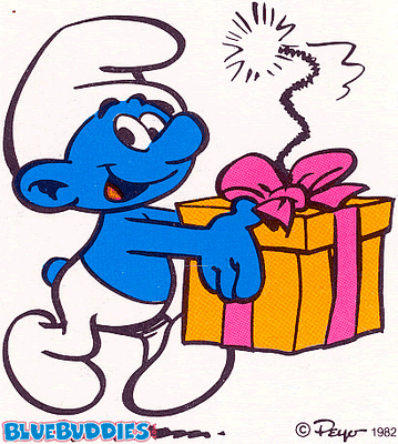 Smurf Present 1422