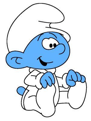 Baby Smurf Color Sticker 5