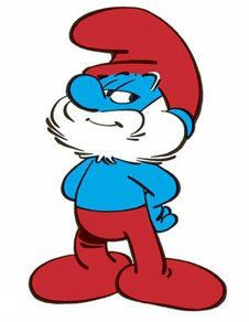 Papa Smurf Color Decal 4