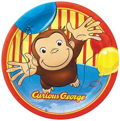 Curious George Circular Decal