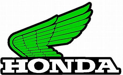 H Wings Green Decal Sticker LEFT