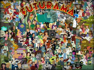 Futurama Season One Cast Decal