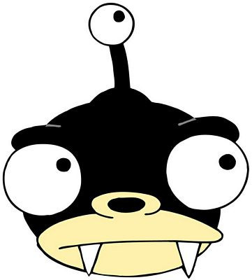 Nibbler Car Sticker Wall Decal 5