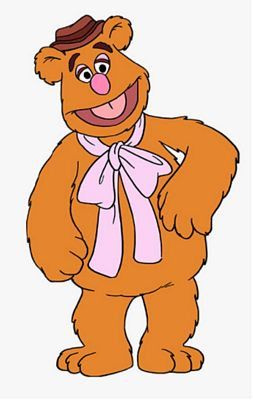 FOZZY BEAR STANDING MUPPET STICKER
