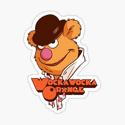 FOZZY BEAR WOCKA WOCKA MUPPET STICKER