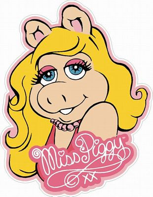 Miss Piggy Coloe Decal
