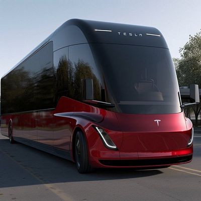 TESLA BUS STICKER