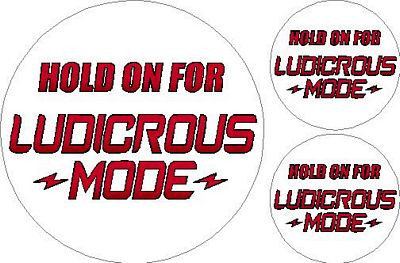 tesla hold on for ludicrous mode