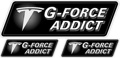Tesla Motors G-FORCE ADDICT black