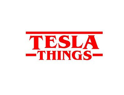 TESLA THINGS DECAL