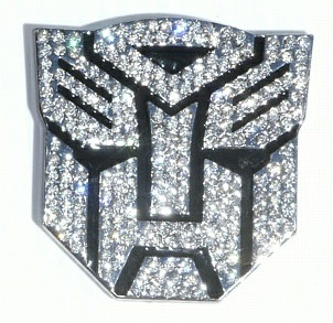 Transformer Autobot BLING Chrome Emblem