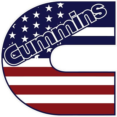 CUMMINS USA LOGO STICKER