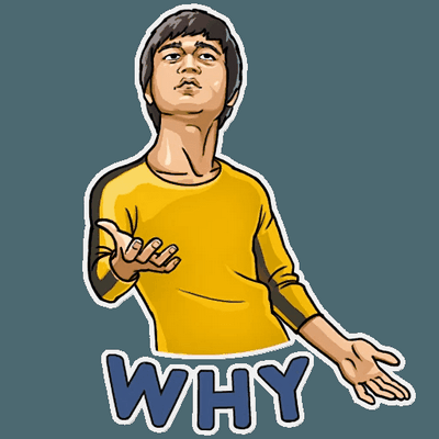 bruce dragon lee celebrity sticker_10
