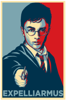 Harry Potter Expelliarmus  Daniel Radcliffe Sticker