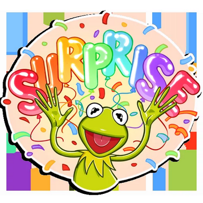 kermit the FROG muppet show sticker 13