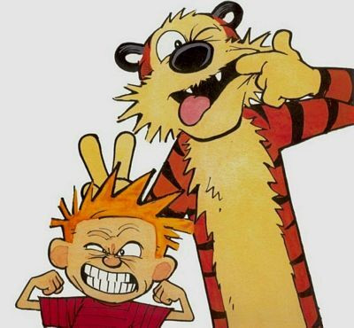 Calvin and Hobbes Stickers
