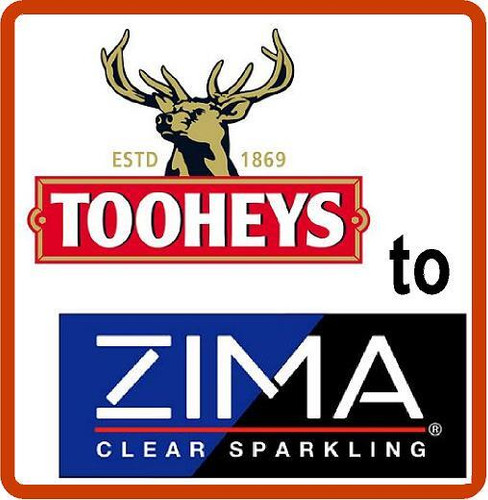 Toohey to ZIMA BEER LOGOS