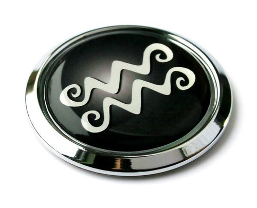 ZODIAC Chrome Emblems