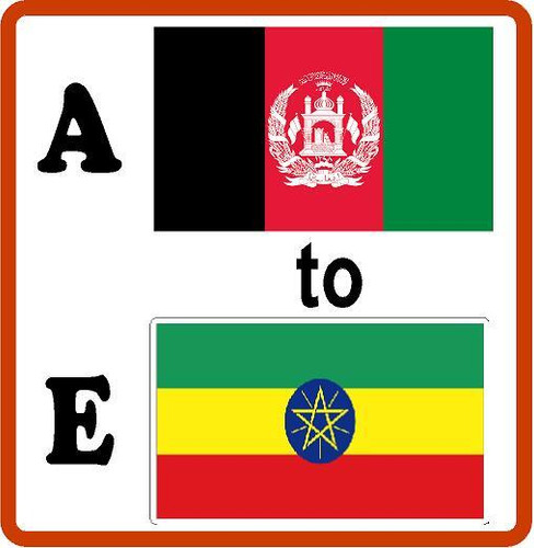 Afghanistan to Ethiopia
