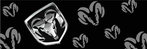 DODGE Logos Rear Window Graphic