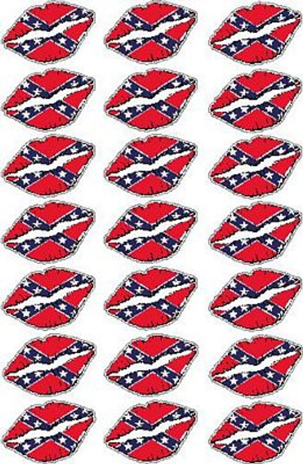 Lips REBEL FILL Vinyl Decals 21