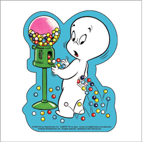 C GHOST the Friendly Ghost Decal3 3286
