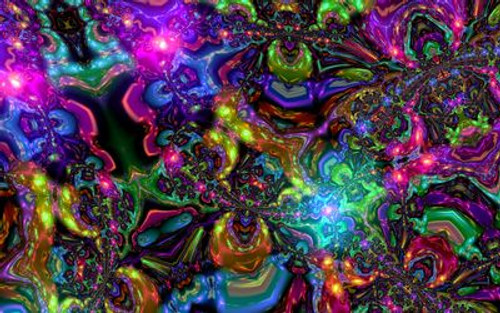psychedelic  art stickers wall decal 03